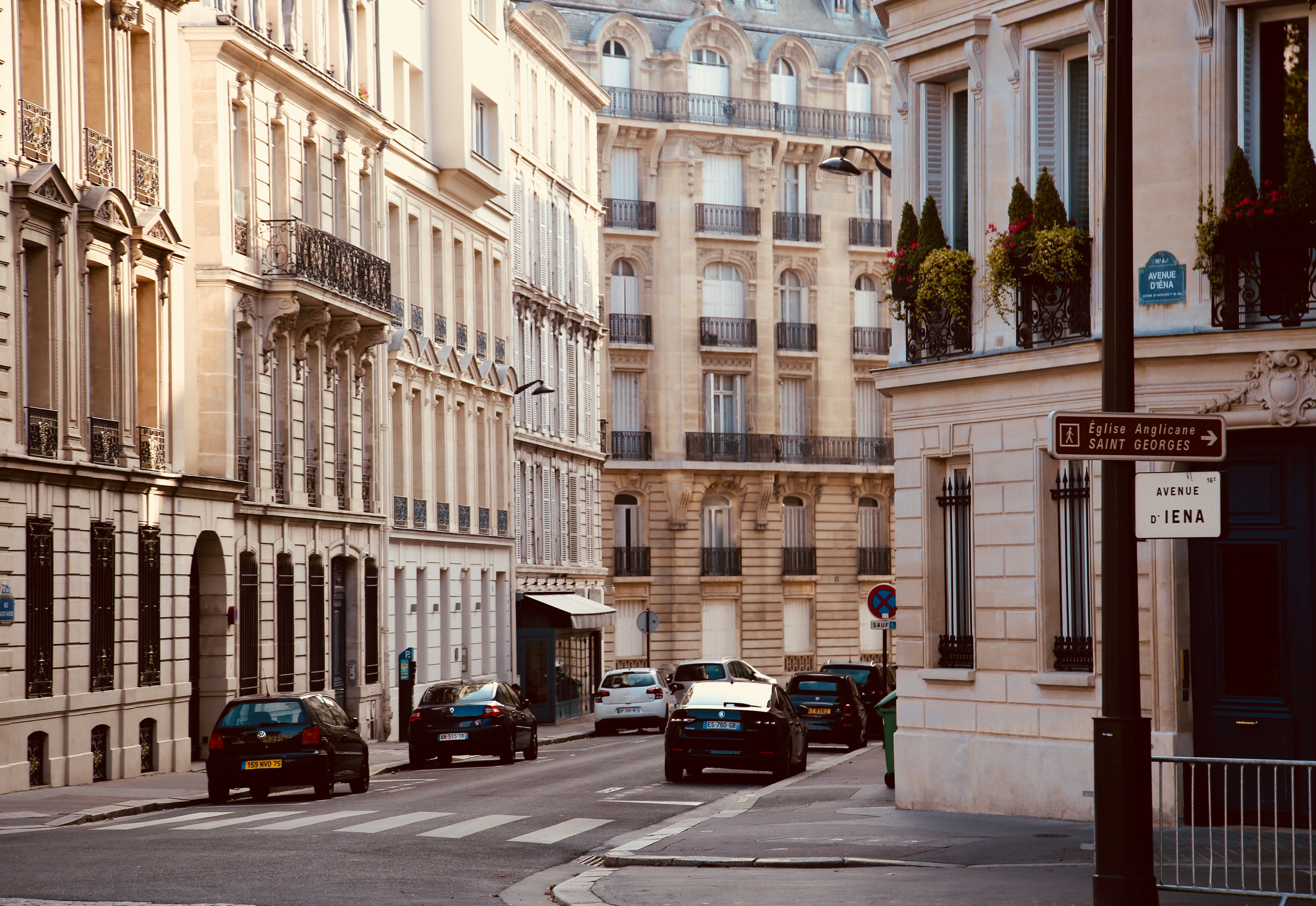 Parisian Haussmann buildings