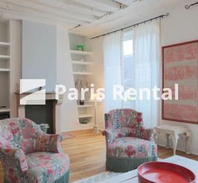 Living room - dining room - 
    4th district
  Le Marais, Paris 75004
