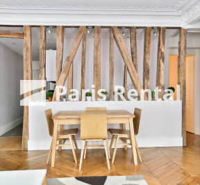 Living room - dining room - 
    6th district
  St.Germain des Prés, Paris 75006
