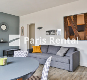 Living room - dining room - 
    4th district
  Le Marais, Paris 75004

