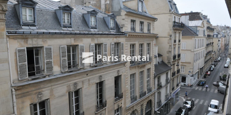 View from the balcony - 
    6th district
  St.Germain des Prés, Paris 75006
