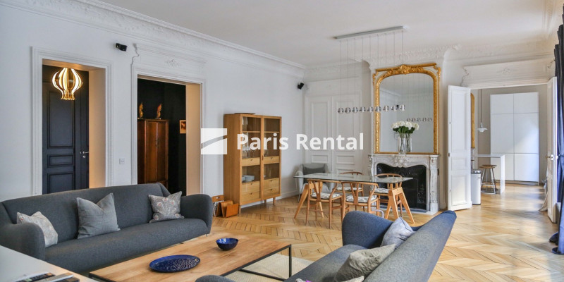 Living room - dining room - 
    8th district
  Monceau, Paris 75008
