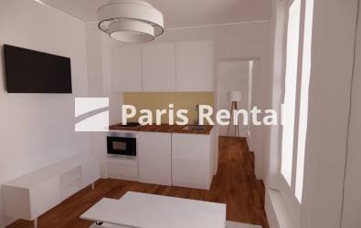 Open-kitchen - Living-room - 
    11th district
  Saint-Ambroise, Paris 75011
