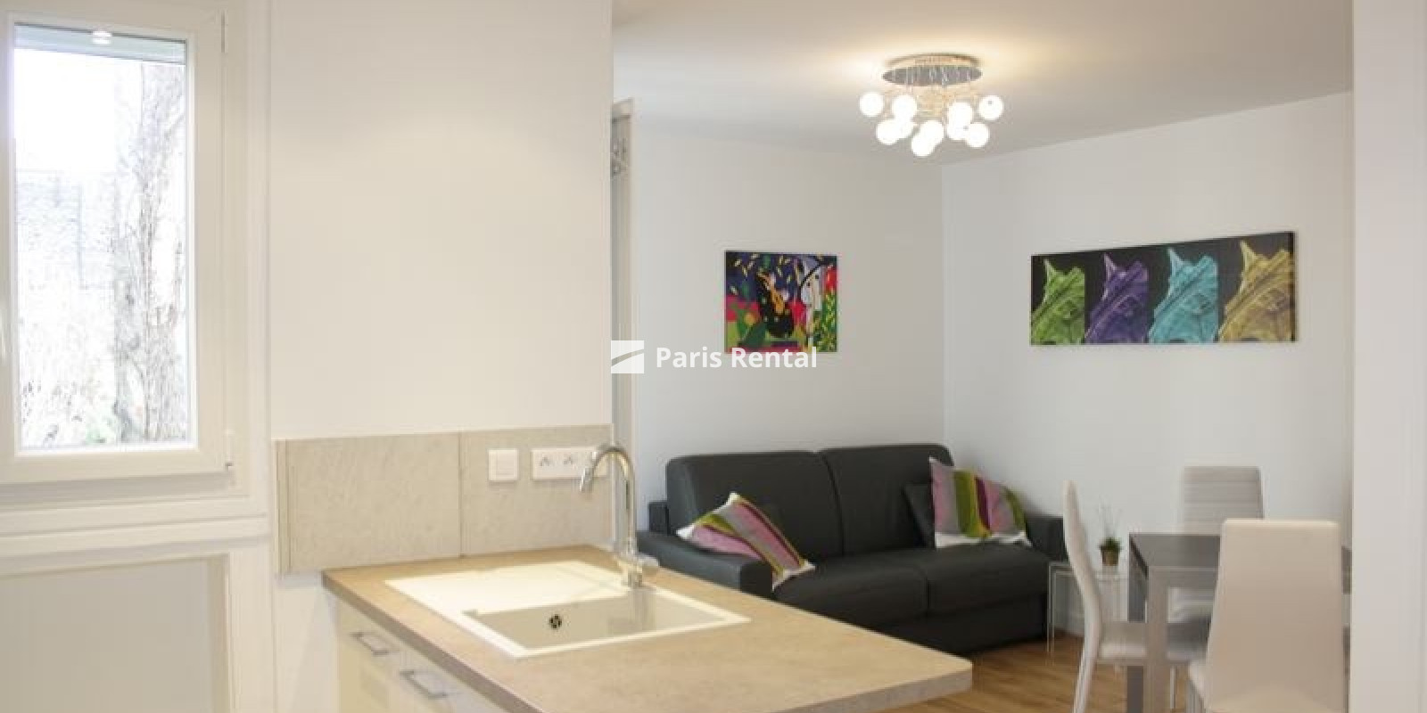 Living room - dining room - 
    16th district
  Paris 75016
