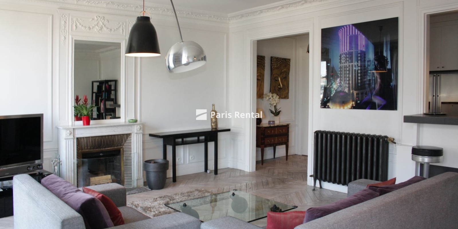 Living room - dining room - 
    16th district
  Trocadéro / Passy, Paris 75016
