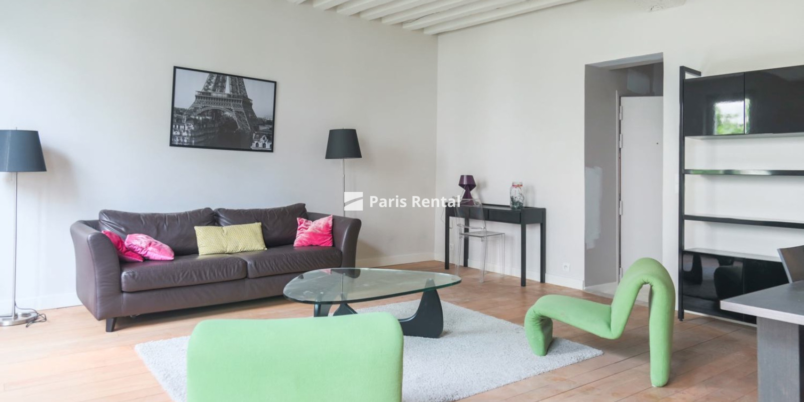 Living room - dining room - 
    4th district
  Paris 75004
