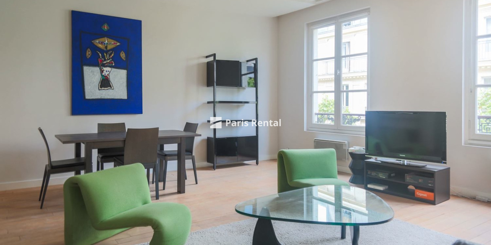 Living room - dining room - 
    4th district
  Paris 75004
