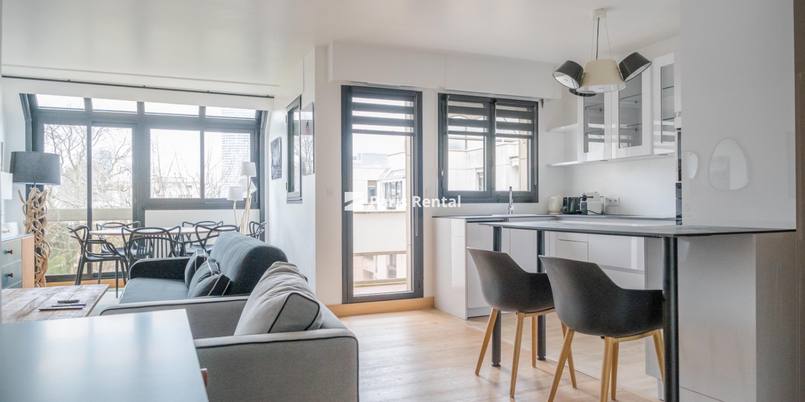 Living room - dining room - 
    NEUILLY SUR SEINE
  Neuilly-sur-Seine, NEUILLY SUR SEINE 92200
